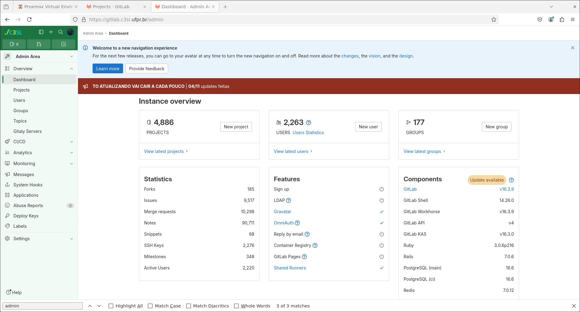 New GitLab UI